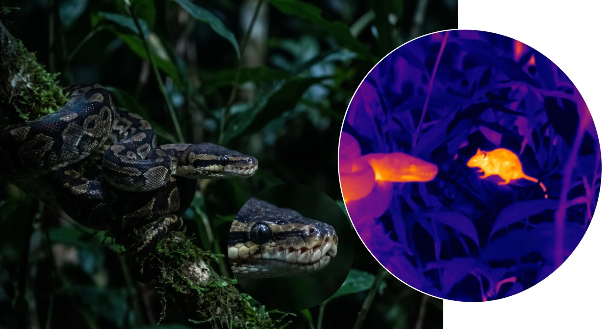 Pythons Have Built-In Thermal Cameras