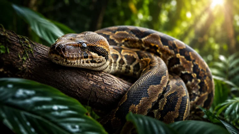 Python on the tree